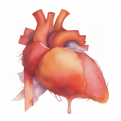 heart with a banner wrapped loosely tate tattoo design idea