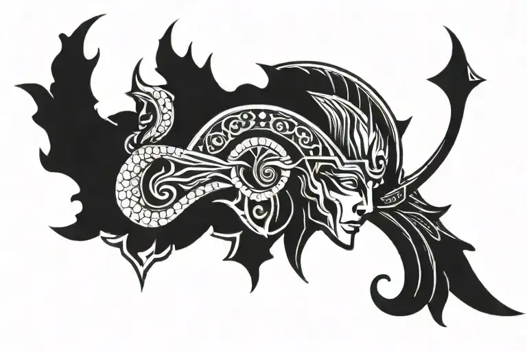 Osiris tattoo design idea