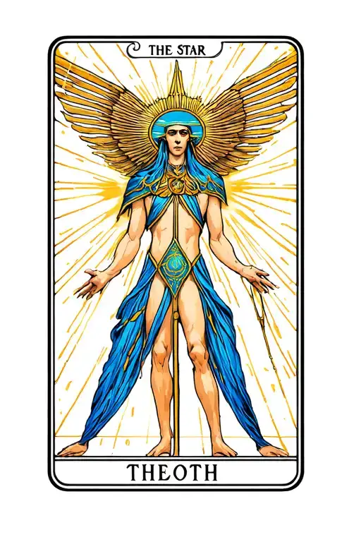 The Star Tarot thoth deck briscola create tattoo design idea