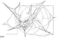 evil sharp cythe  tattoo design idea