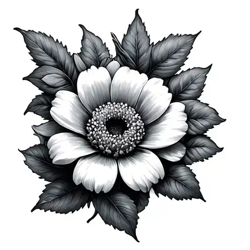 lot of glasses around ugly flower  tattoo design idea