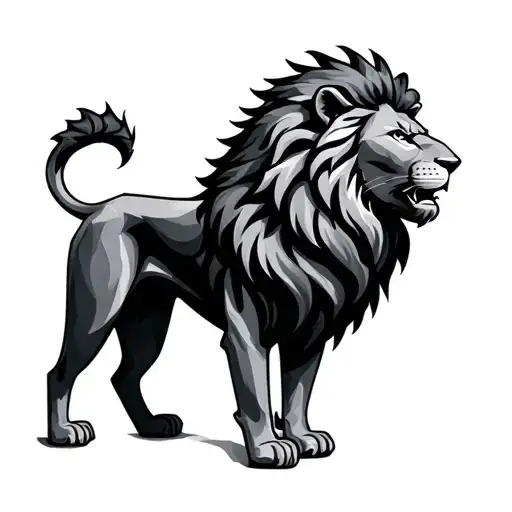Aston Villa Lion tattoo design idea