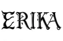 "Erika" tattoo design idea