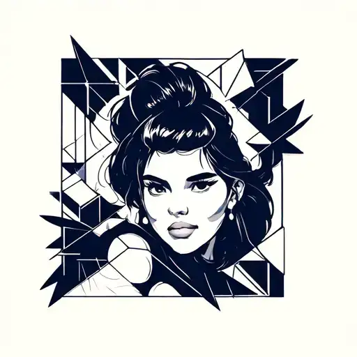 90s cartoon characters tattoo design idea