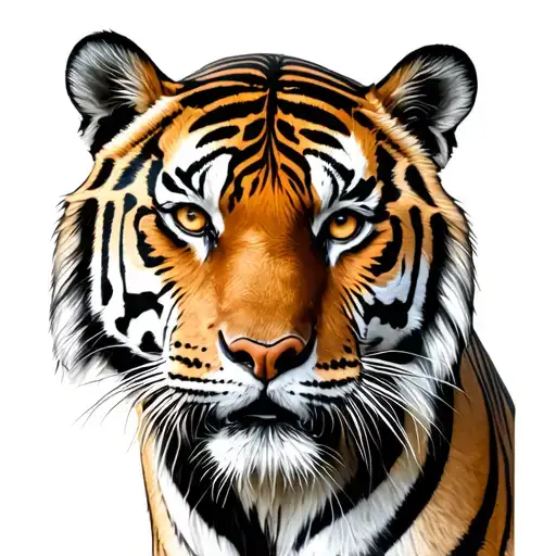 Bengal tiger tattoo design idea