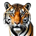 Bengal tiger tattoo design idea