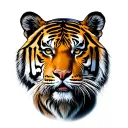 Bengal tiger tattoo design idea