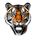 Bengal tiger tattoo design idea