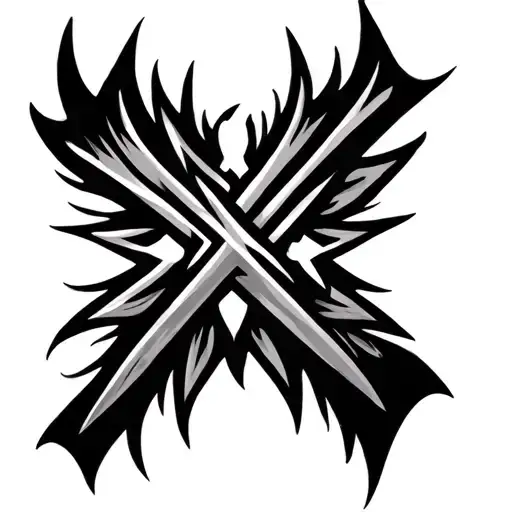western cross tattoo tattoo design idea