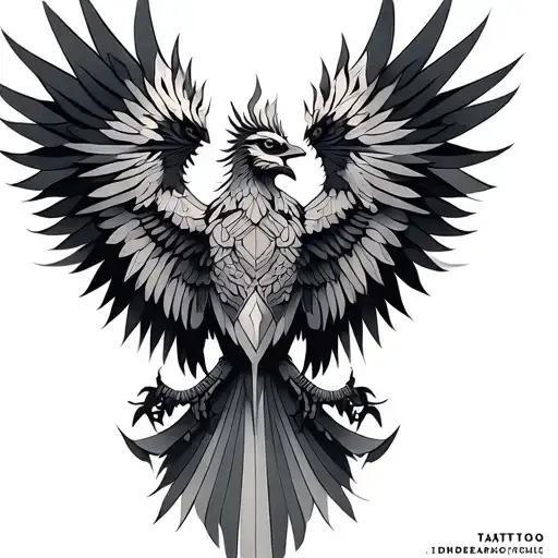 Indonesian mythology Garuda tattoo design idea