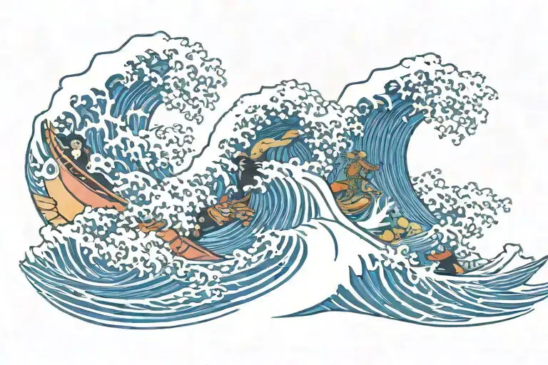 16+ Surfing Samurai Tattoo Ideas in 2026 - BlackInk AI