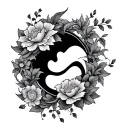 asian stomach tattoo vines and flowers for men tattoo design idea