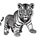 Tiger Cubs tattoo design idea