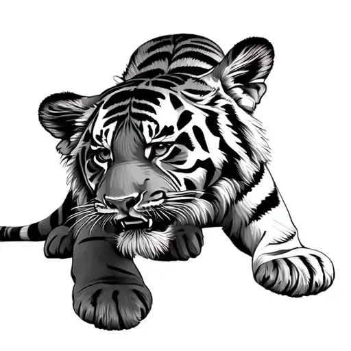 Tiger Cubs tattoo design idea
