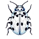 Ladybug tattoo design idea