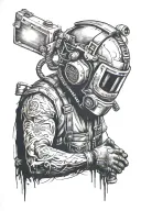 welder tattoo design idea