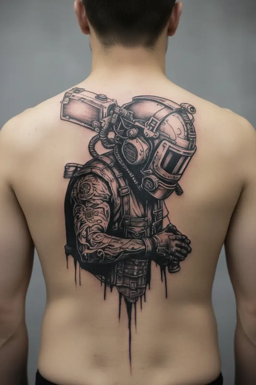 welder tattoo design idea