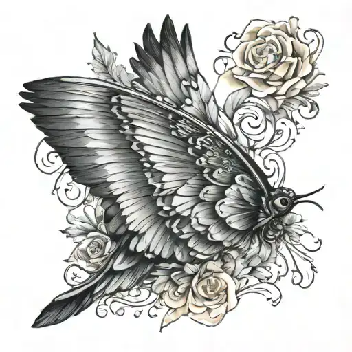 fourth wing tattoo tattoo design idea