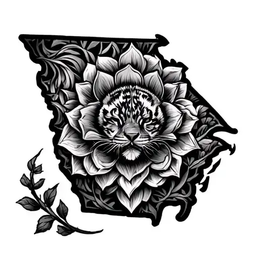 Georgia tattoo design idea