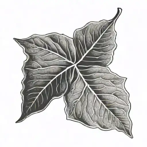 fig leaf tattoo design idea