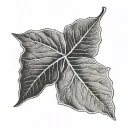 fig leaf tattoo design idea
