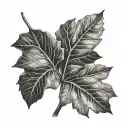 fig leaf tattoo design idea