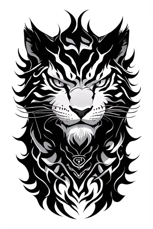 Tai Lung fiction character tattoo design idea