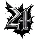 24 Roman Numeral tattoo design idea