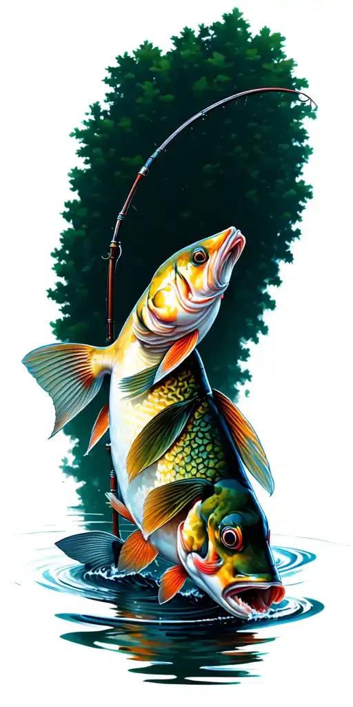 carp fishing tatto tattoo design idea