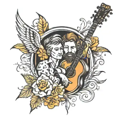 country music tattoo design idea