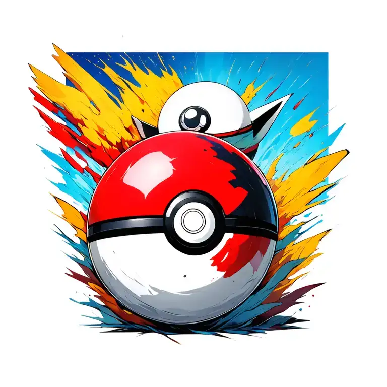 pokemongo PokeBall great ball ultra ball and master ball tattoo design idea