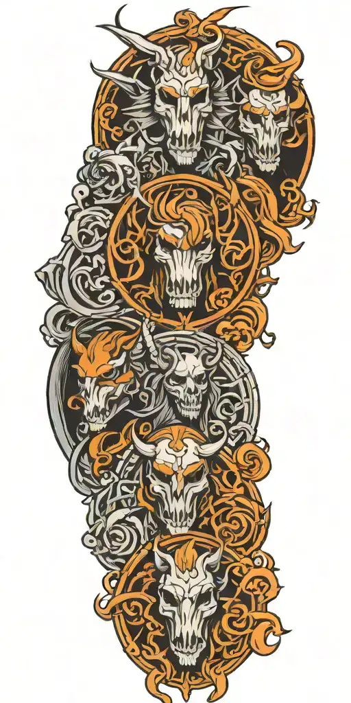the four horsemen  tattoo design idea