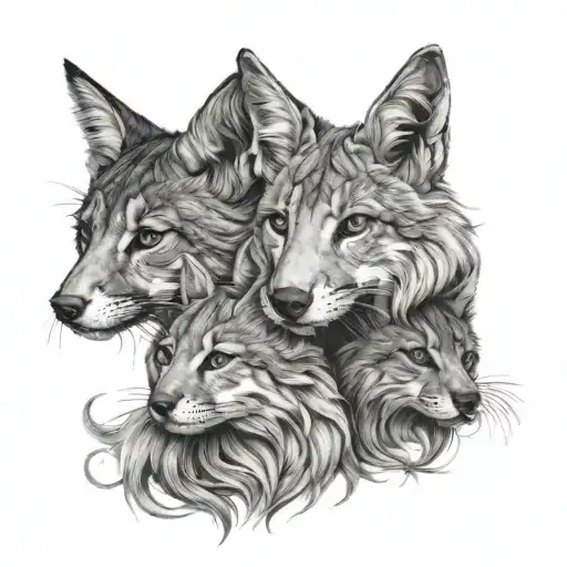 3 sisterly love tattoo design idea