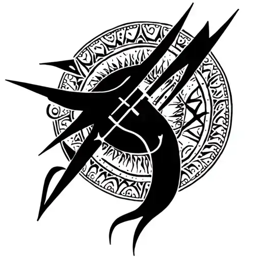 Sagittarius and libra tattoo design idea