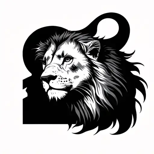 Dylan, Leo zodiac sign, Nebraska tattoo design idea