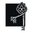 Skeleton Key tattoo design idea