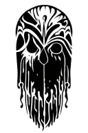 Icicle tattoo design idea