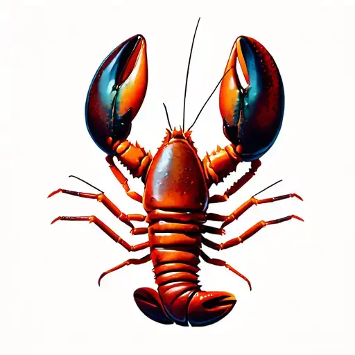 "13 21 pop pop-pop" lobster tattoo design idea