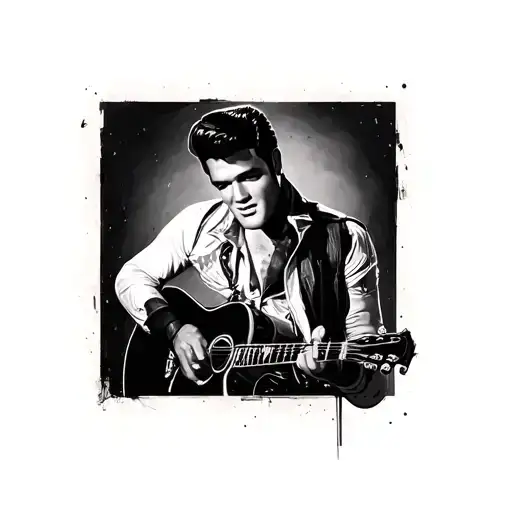 Elvis Presley tattoo design idea