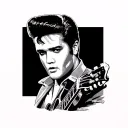 Elvis Presley tattoo design idea