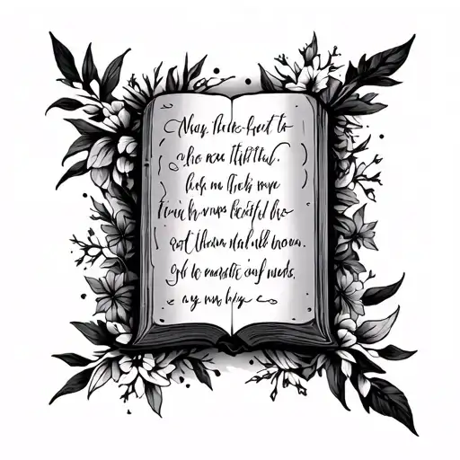 Bible Scripture tattoo design idea