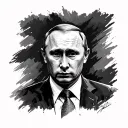 Putin tattoo design idea