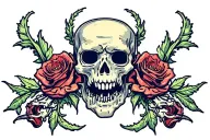 Spinal tattoo design idea