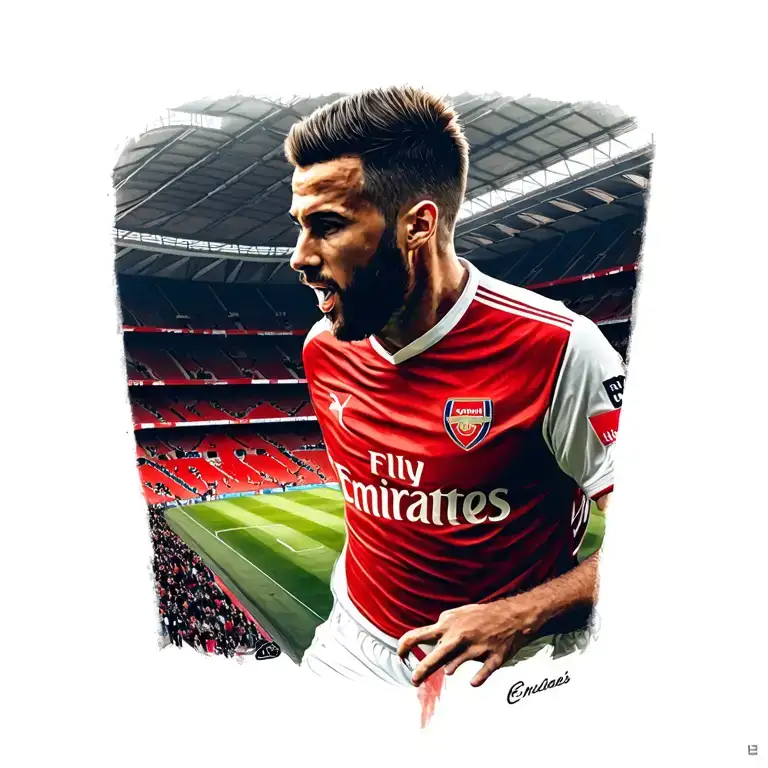 fc Arsenal London, Emirates stadium, gunners, Henry tattoo design idea