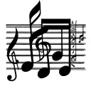 formula 1 music notes tattoo design idea