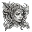 Nike Goddess tattoo design idea