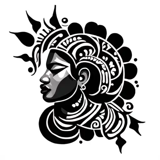 Igbo tribal tattoo tattoo design idea