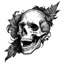 Cumdump tattoo design idea