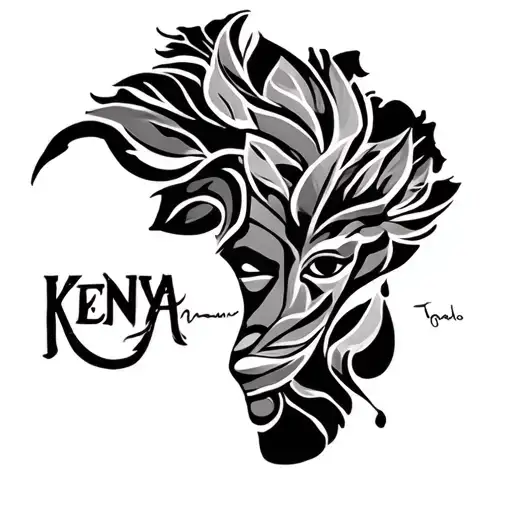 Kenya tattoo design idea