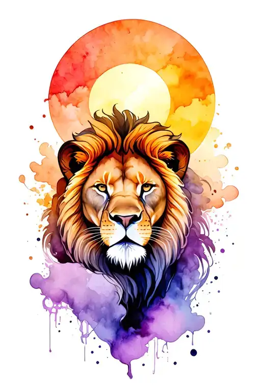 badan saziTattoo design inspired by the lion and the sun and bodybuilding tattoo design idea